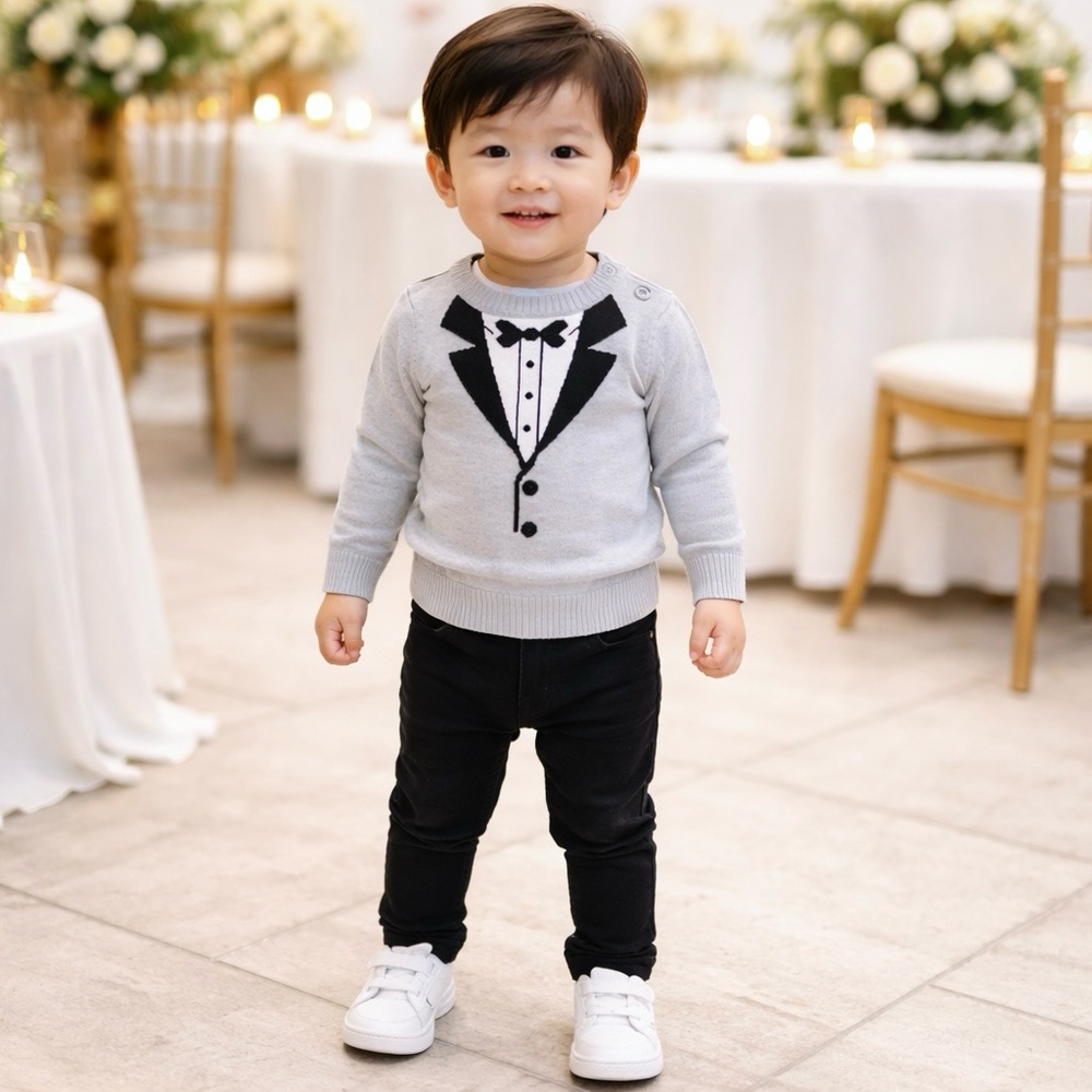 Little Boys Sweater and Cudroid pants Set by The Children’s Place